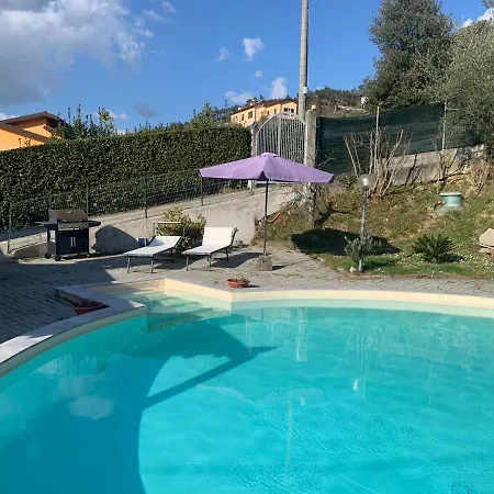 La Casa Nel Con Piscina Apartman