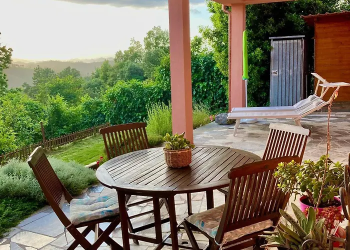 La Casa Nel Con Piscina Lejlighed